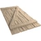 Ekena Millwork Rustic Four Board Spaced Board-n-Batten Riverwood Faux Wood Shutters w/Z-Board, 23 1/2W x 64H, PR SHUBSZ23X64RWPR - alternate 15